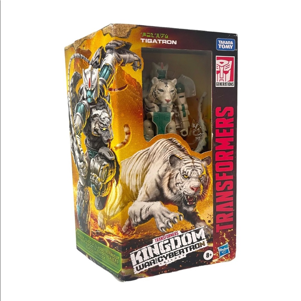 Hasbro Transformers War for Cybertron: Kingdom Voyager Tigatron Action Figure